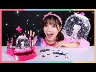 凱利和Hellokitty自制水晶球DIY玩具製作遊戲 | 凱利和玩具朋友們 | 凱利TV