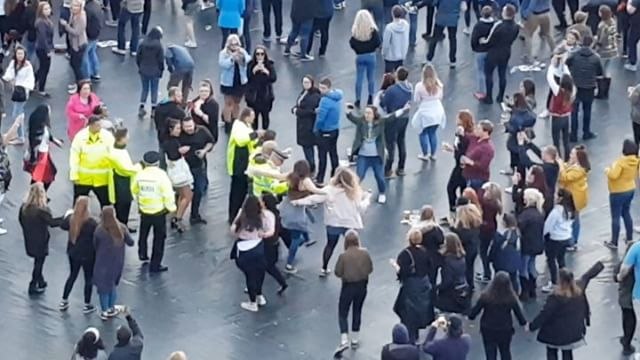 Police Officers Let Loose During #OneLoveManchester Benefit Concert