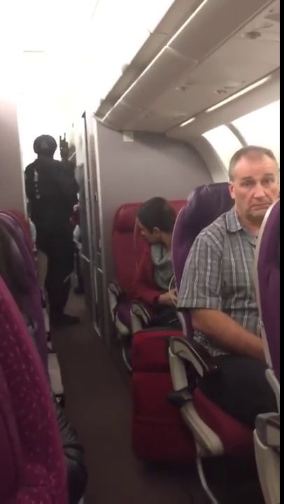 Un commando déloge un passager menaçant d'un avion ! Alerte Terroriste !