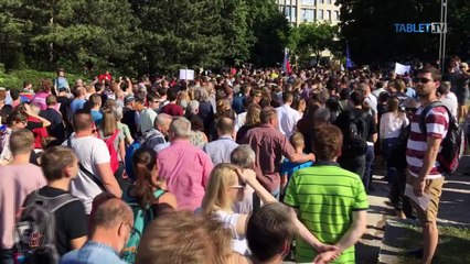ZÁZNAM: Veľký študentský protikorupčný protest