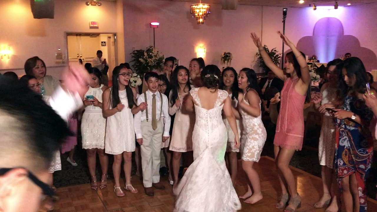 Bojo Brothers with Sugar Hill Gang "Rappers Delight" at Michelle & Adrian's wedding reception #CastroEST2017