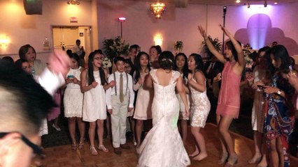 Bojo Brothers with Sugar Hill Gang "Rappers Delight" at Michelle & Adrian's wedding reception #CastroEST2017