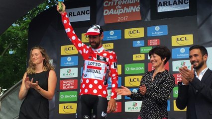 Critérium du Dauphiné 2017 - Thomas De Gendt "confiant" et toujours en jaune et en rouge avant la 3e étape mardi