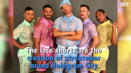 Will This Summer's Newest Trend Be Lace Shorts for Men?