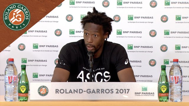 Roland Garros 2017 : 1/8 de finale Conférence de presse Gaël Monfils