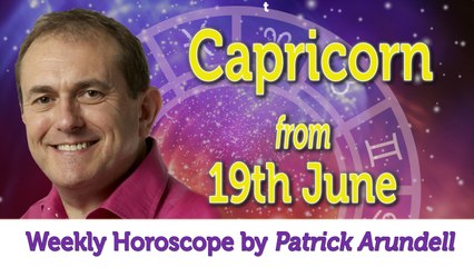 Capricorn Weekly Horoscope from 19th June - 26th June 2017