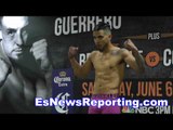jonathan arellano vs Marvin Sonsona weigh in and faceoff - EsNews boxing