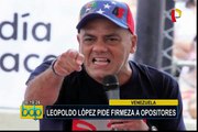 Venezuela: Leopoldo López pidió firmeza a sus opositores
