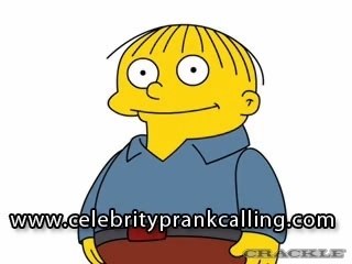 Ralph Wiggum calls a Service Station