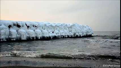 【HD】Sea Wave Sound of Winter 15 min/Nature Sound