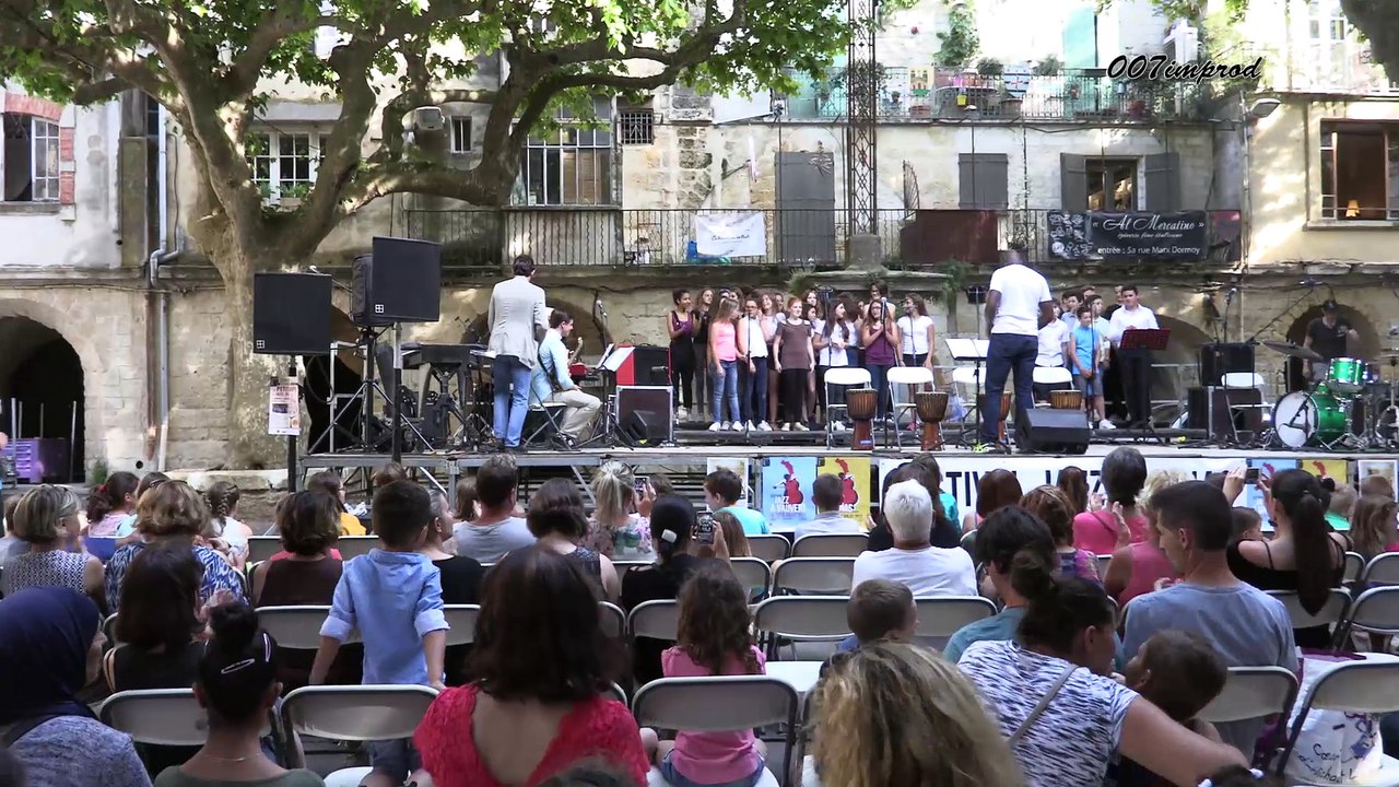 20170602 saisons Junas part01debitmoyen 10 ans du service éducatif petits loups junas de sommiéres et eleves college G. Doumergues