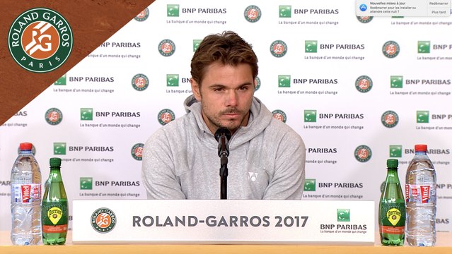 Roland Garros 2017 : 1/8e de finale Conférence de presse Stan Wawrinka