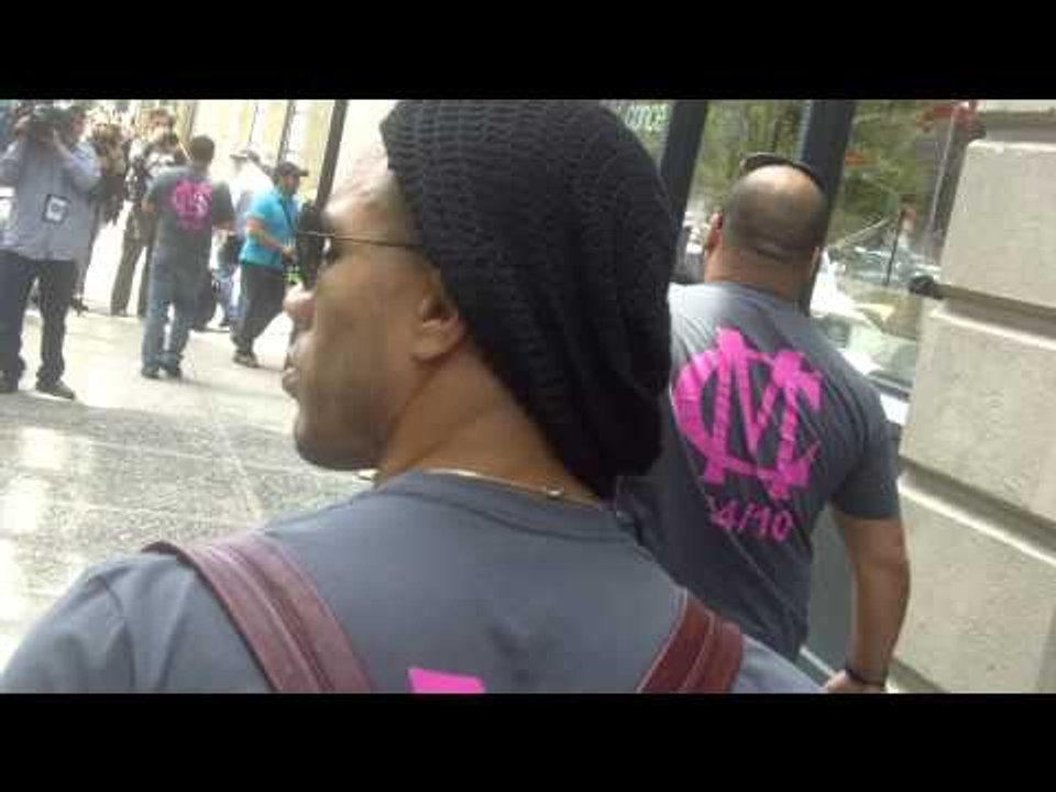 Entering Gleasons with Miguel Cotto