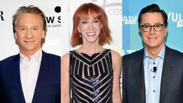 Kathy Griffin, Bill Maher & Stephen Colbert: When Anti-Trump Comedians Go Too Far | THR News