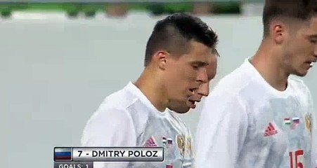 Dmitri Poloz  Goal HD - Hungary 0-3 Russia 05.06.2017