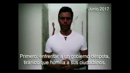 Opositor venezolano encarcelado llama a más protestas