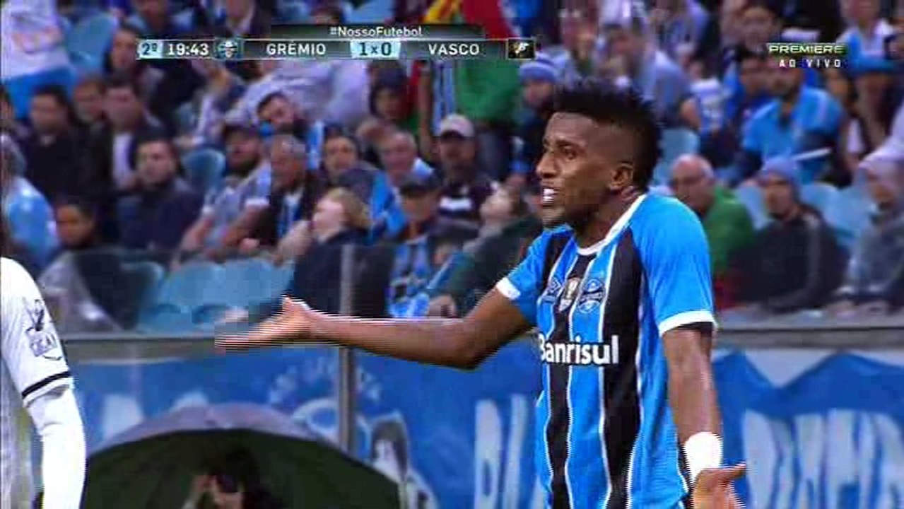 Grêmio 2x0 Vasco 2 tempo completo brasileirao 2017