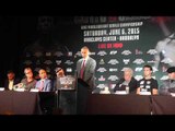 Miguel Cotto vs Daniel Geale Press Conference - esnews boxing