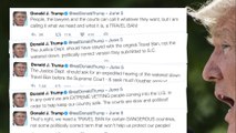 The many trials and tweets of Trump's travel ban