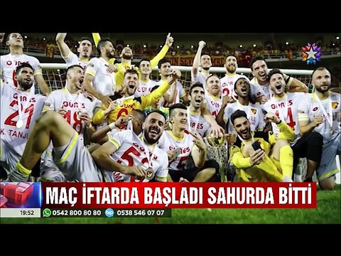 Göztepe iftarda başlayıp sahurda biten maç sonucunda Süper lige çıktı