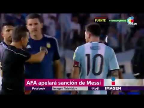 La AFA apelará la sanción a Lionel Messi