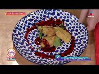 Flor de calabaza con salsa de jamaica: ¡Gourmet, pero muy fácil de hacer!