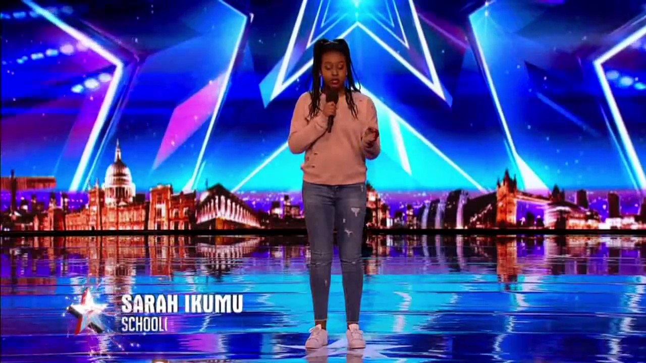 Simon Cowell Pushes Golden Buzzer For Young Singer Sarah Ikumu, Britain's Got Talent