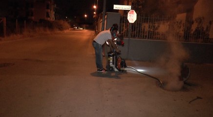 Carinaro (CE) - Deblattizzazione  fra le strade del paese (06.06.17)