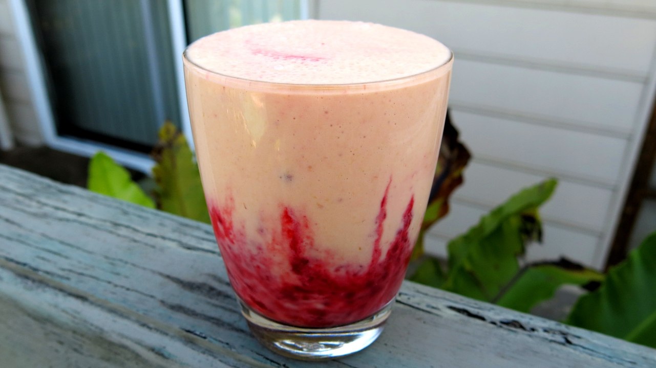 peach melba smoothie