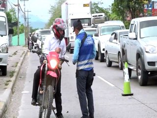 Decomiso de motocicletas en el Progreso, Yoro