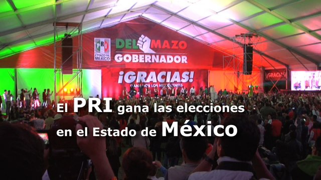 El PRI gana las elecciones en el Estado de México