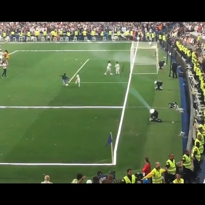 Cristiano Ronaldo Jr. dribbles 3 kids to score amazing Golazo in Bernabeu