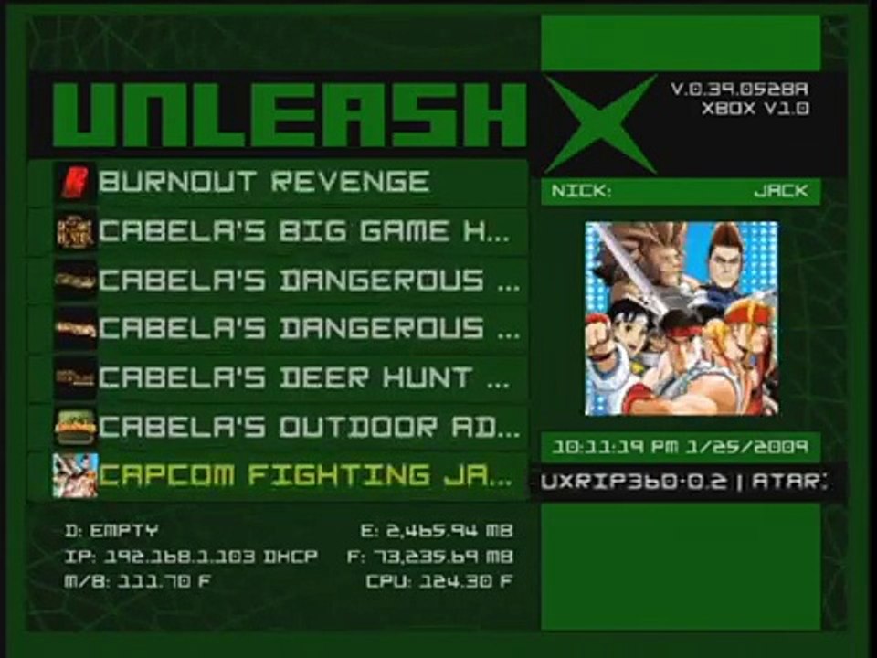 Xbox with 150 Games Installed on Internal Hard Drive - The Ultimate Xbox