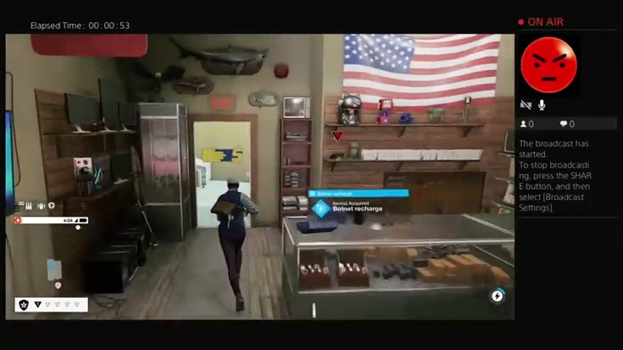 Watch dogs 2 playing around  and teching my sister how to play (44)