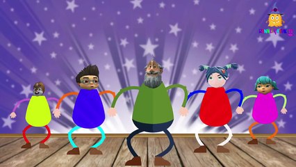 Baba Bilgecan Nane Serçe Şeker Biber Parmak Ailesi Şarkısıyla Dans Ediyorlar,Çizgi film izle 2017