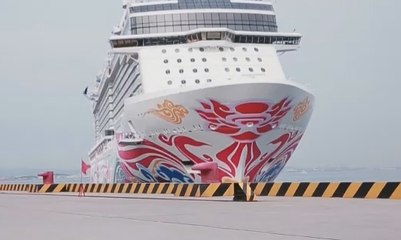 Ini Dia Penampakan Kapal Pesiar Terbesar se-Asia