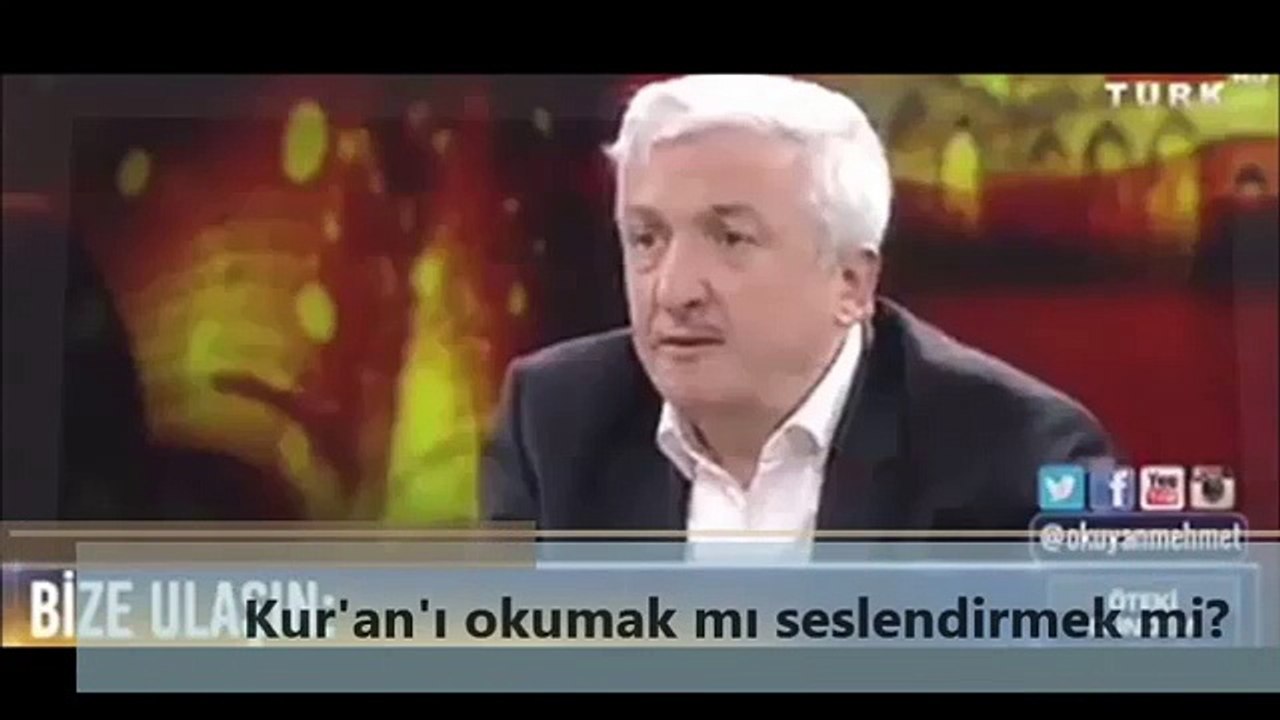 Kur'an'ı okumak mı seslendirmek mi!