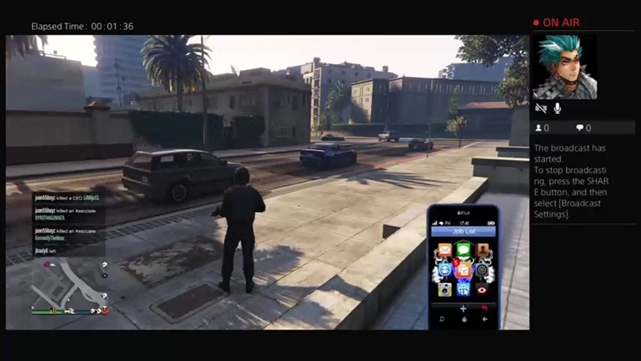 SauceDrippinKush Gta 5 killing with homies (7)