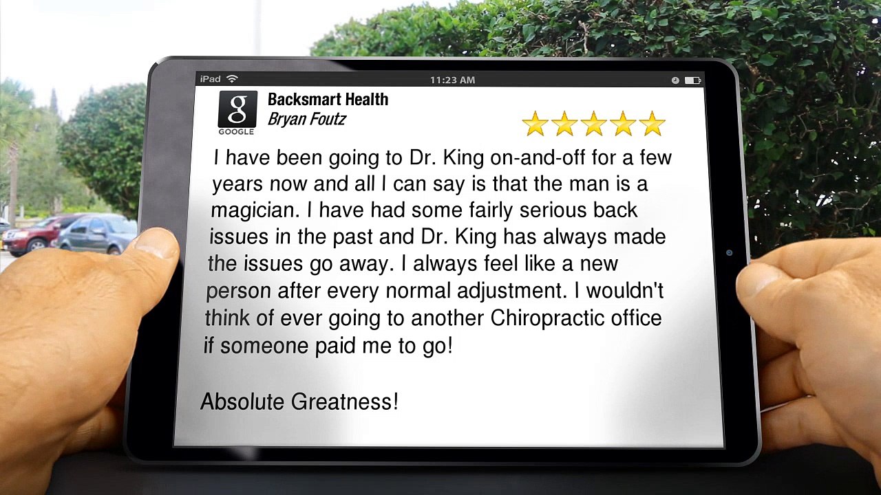 Backsmart Health Chiropractic Cumming         Amazing         5 Star Review by Bryan Foutz