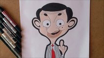 how Do Draw : Drawing Mr Bean Cartoon Character Step By Step