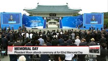 President Moon attends 62nd Memorial Day ceremony