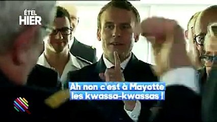 Emmanuel Macron fait une blague douteuse sur les kwassa-kwas