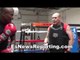 kid chocolate peter quillin working out - EsNews