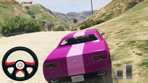 araba oyununda direksiyonlu renkli araçları sürdük(gta5)