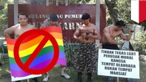 Aksi protes kecam pesta gay di Kelapa Gading oleh anggota binaragawan di Solo - TomoNews