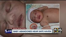 Newborn baby girl abandoned in Tempe shopping cart at Food City parking lot