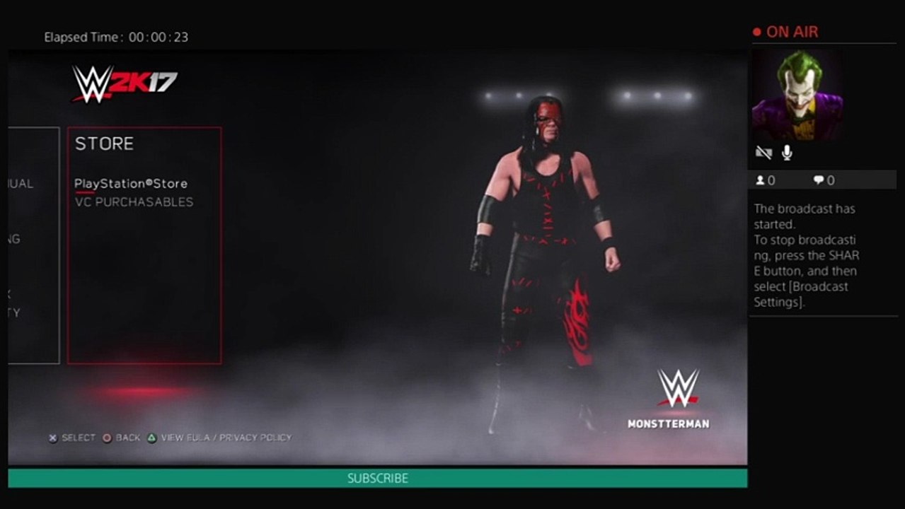 MONSTTERMAN's Live PS4 Broadcast