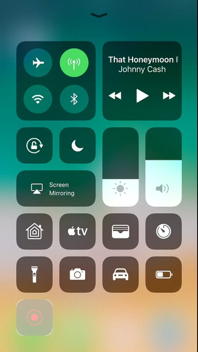 Enregistrement vidéo sur iOS 11
