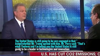 Rick Perry Skirts Question of Trump’s Stance on Climate Change