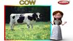 Cow | 3D animated nursery rhymes for kids with lyrics | popular animals rhyme for kids | cow song | Animal songs | Funny rhymes for kids | cartoon | 3D animation | Top rhymes of animals for children